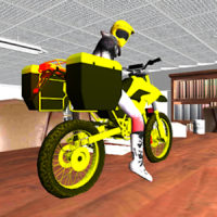 oficina simulador de moto 3D