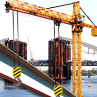 Bridge Construction Crane Op
