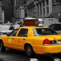 современное такси Водитель