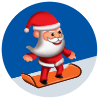 Santa Skater Jump