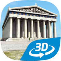 Acrópolis en 3D interactivo educativo