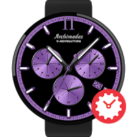 V-Revolution Purple watchface by Archimedes