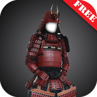 Samurai armor suit fotomontage