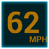 GPS LED-Geschwindigkeitsmesser