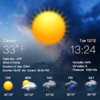 Global Weather Forecast Widget App