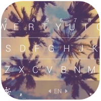 Coconuts Sky Keyboard Theme