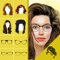 Hairstyle Changer app, virtual makeover women, men
