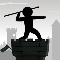 Epic Stickman Knight Hero Fighting: Javelin Tower