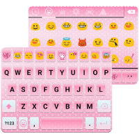 Pink Emoji Keyboard -Emoticons