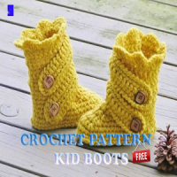 Crochet Pattern Kid Boots