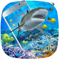3D Ocean Shark Theme(shake&get effect)