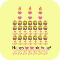 Birthday Art -Emoji Keyboard