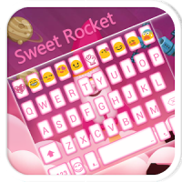 Sweet Rocket Emoji Keyboard