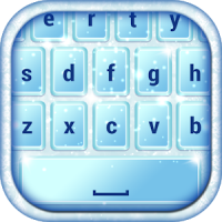 Eingefroren Eis Tastatur