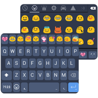 Concise Black Emoji Keyboard