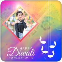 Diwali Photo Frame And Greetings Card