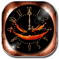 Halloween Wallpaper Clock