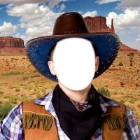Cowboy-Foto-Montage