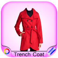 Woman Trench Coat Photo Suit Editor