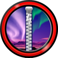 Zipper Lock Screen – Aurora