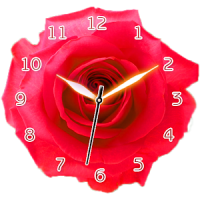 Rose Flower Clock