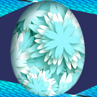 Collage foto del huevo Pascua