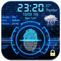 Fingerprint lock screen for prank