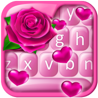 Pink Rose Valentine Keyboard