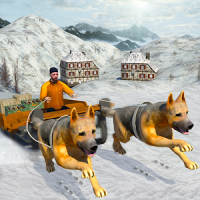Snow Dog Sledding Transport