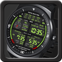 3 x World Clock Face for Android Wear Smart Watch