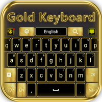 Lujoso teclado de oro