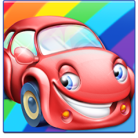 Rainbow Cars! Kids Colors Game