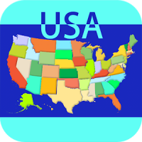 地図ソリティア - アメリカ