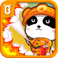 Панда-пожарник: игра для детей