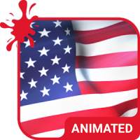 Amerika Animierte Tastatur
