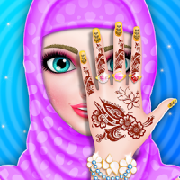 Hijab Hand Art