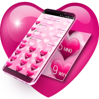 Pink Hearts Dialer Theme
