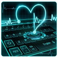 Tema del teclado Neon Heart