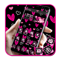 Lovely Pink Heart Theme