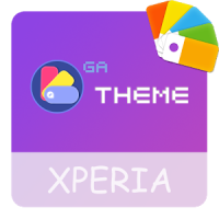 Theme XPERIA ON™ | Be Purple - Design For SONY