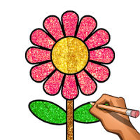Learn to Draw , Glitter & Color: Draw Step by Step