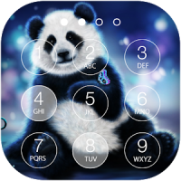 Panda Keypad Lock Screen Skin