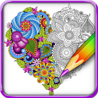 Coloring for adults – relaxing app - coloring book