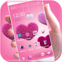 Pink Fluffy Love Heart Live Wallpaper 2020