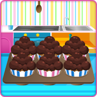 Cooking Chocolate Muffins