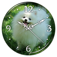 Puppies Clock Live Wallpaper