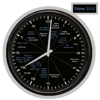 12-hour world clock