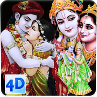 4D Radha Krishna Live Wallpaper