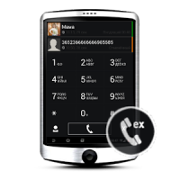 Dark WP7 theme for exDialer