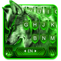 Wild Night Wolf Keyboard Theme